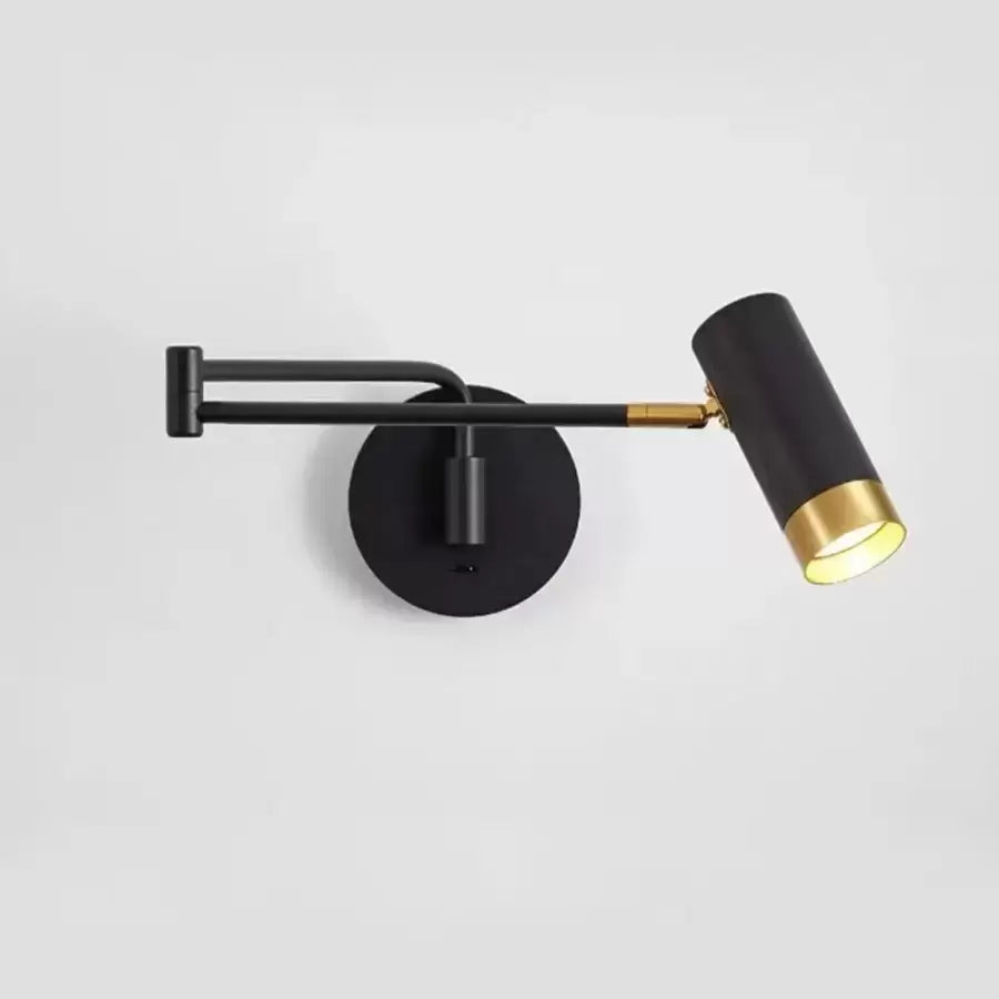 Fernando 5W LED Wall Lamp Black Gold