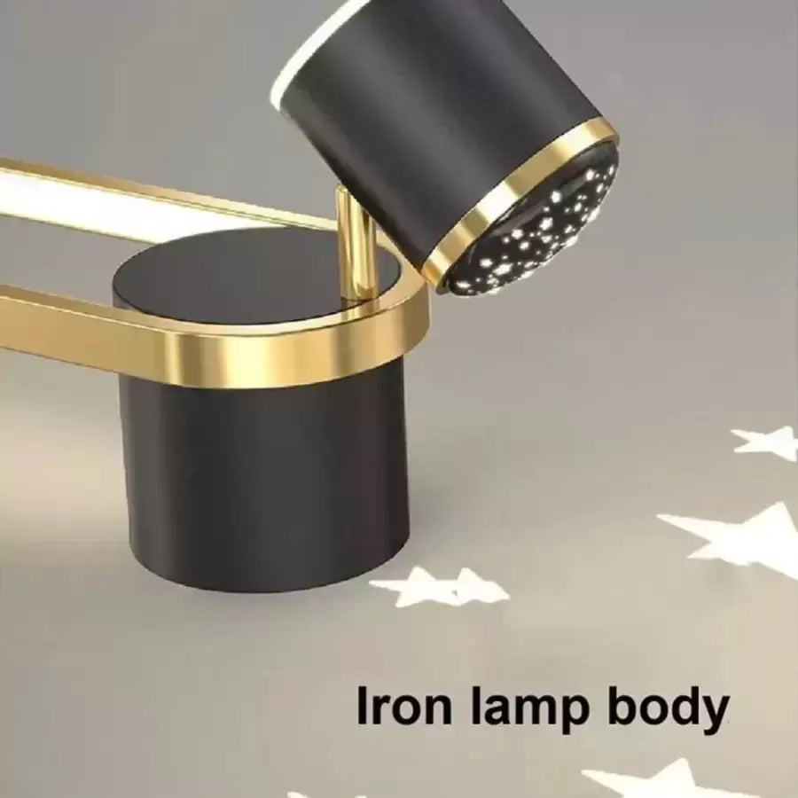 Hayden 20W LED Wall Lamp Black Gold