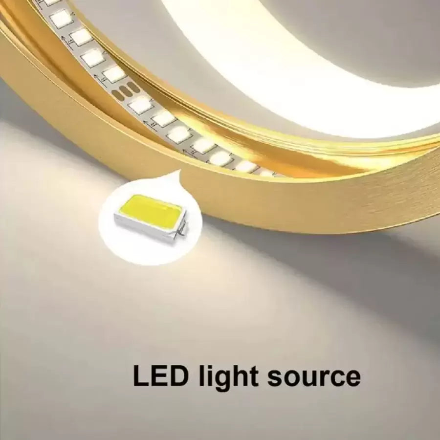 Hayden 20W LED Wall Lamp Black Gold