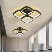 VERTEX Tesser LED Chandelier, 36W, Cold/Warm/Neutral Light, Black