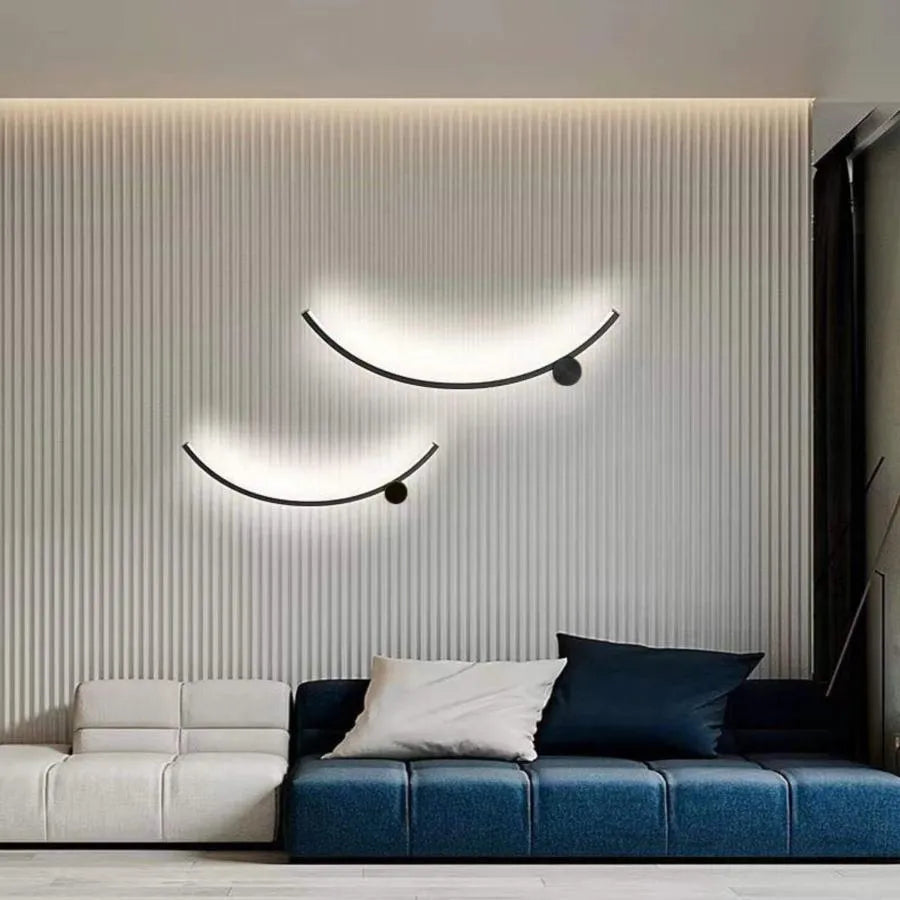 LED Wall Lamp Katniss 13W Black White 