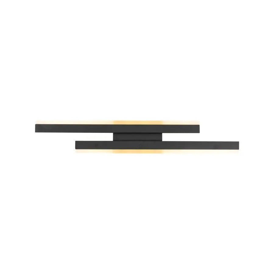 Lyra LED Wall Lamp, 18W, Acrylic, Black and White