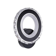 NOVA Rotonda LED Wall Lamp, 16W, Black &amp; Stainless Steel, Warm/Cold/Neutral Light