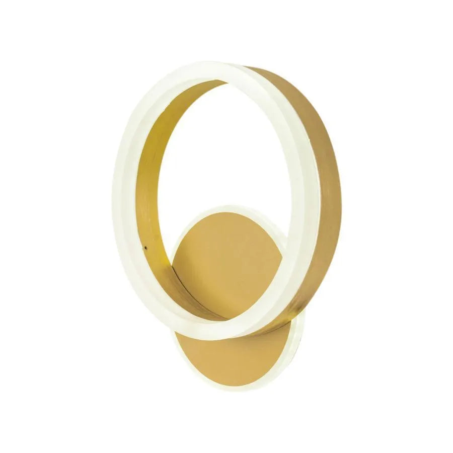 Manara LED Wall Lamp, 24W, Gold, Cold/Warm/Neutral Light
