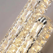 LED Wall Lamp PRISCILA, 10W, Crystal, Glossy Chrome, Warm/Cold/Neutral Light 