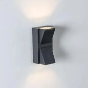 Outdoor Scarlet LED Wall Light, 6W, Black, 3000K