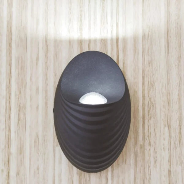 Raisa Exterior Wall Light, 18W, 3000K, Black