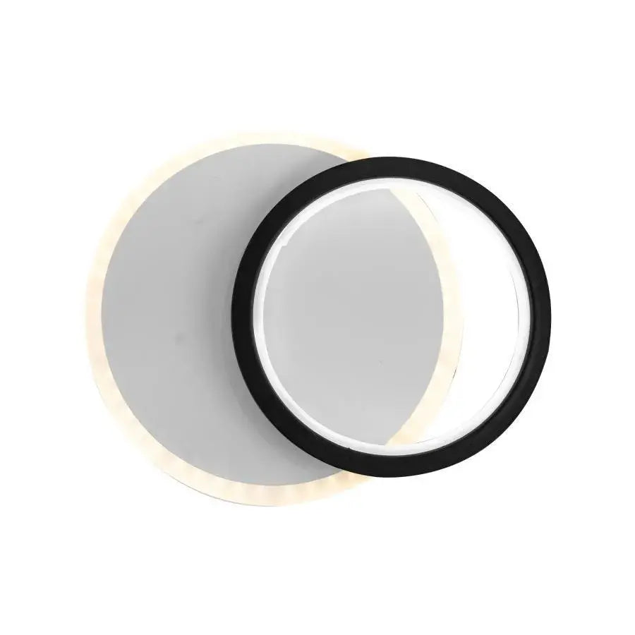 Apply LED Smalon, 27W, 2 circles, cold/hot/neutral light, black and white