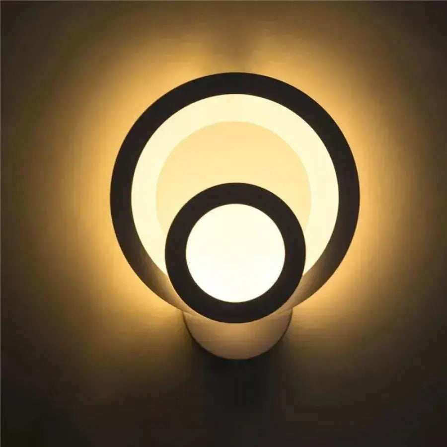 Urbanist LED Wall Lamp 19W Round Cold/Warm/Neutral Light Acrylic and White Metal