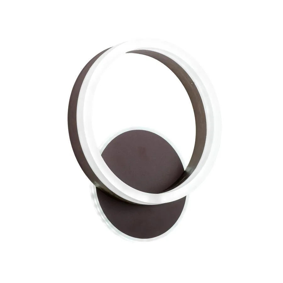 Vanesa LED Wall Lamp, 24W, Brown, Cold/Warm/Neutral Light