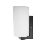 Teluris Wall Lamp, 1*E27, White with Brown, Wood and Glass, IP.20