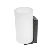 Teluris Wall Lamp, 1*E27, White with Brown, Wood and Glass, IP.20