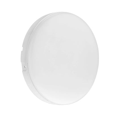 Round LED Ceiling Light, 24W, 17cm, 6000K, White Metal - Cold Light