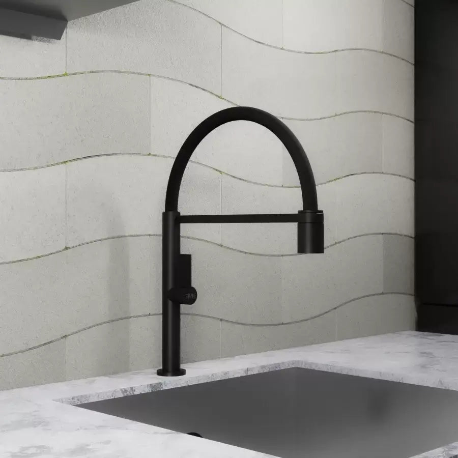 Kitchen Faucet, Sanitary Brass, Black, CF2045