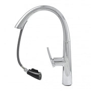Kitchen Faucet with Pull-out Spray, Sanitary Brass, Chrome, W059