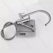 Kitchen Faucet with Pull-out Spray, SUS304 Stainless Steel, Satin Finish, CF034