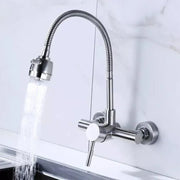 Kitchen Faucet, SUS304 Stainless Steel, Satin Finish, CF014