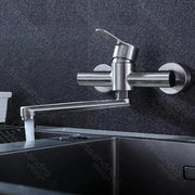 Kitchen Faucet, SUS304 Stainless Steel, Satin Finish, CF037