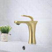 Basin Faucet, Sanitary Brass, Gold, OD/2066