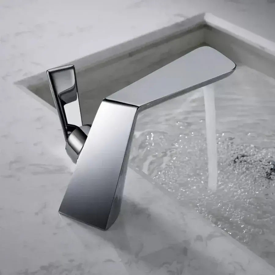 Basin Faucet, Sanitary Brass, Chrome, 6727
