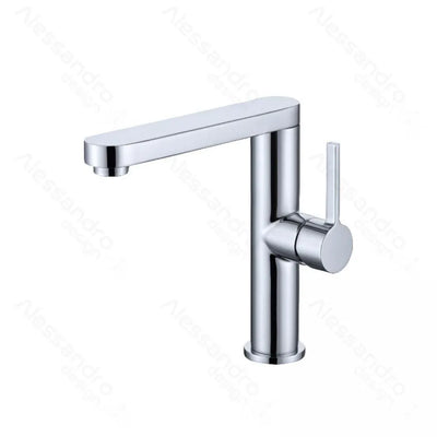 Basin Faucet, Sanitary Brass, Chrome, 9107