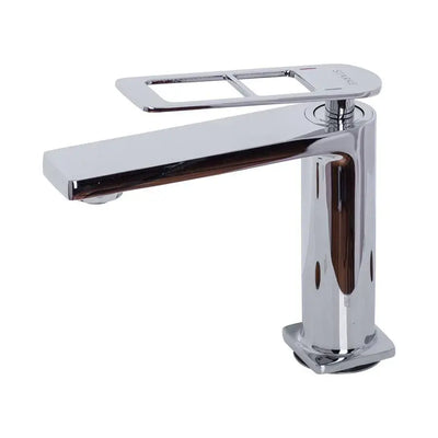 Single Lever Basin Mixer Ceramic Cartridge Sanitary Brass Polished Chrome Fittings and Fixing Kit Included 9707