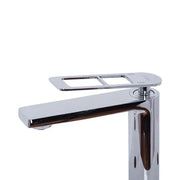 Single Lever Basin Mixer Ceramic Cartridge Sanitary Brass Polished Chrome Fittings and Fixing Kit Included 9707