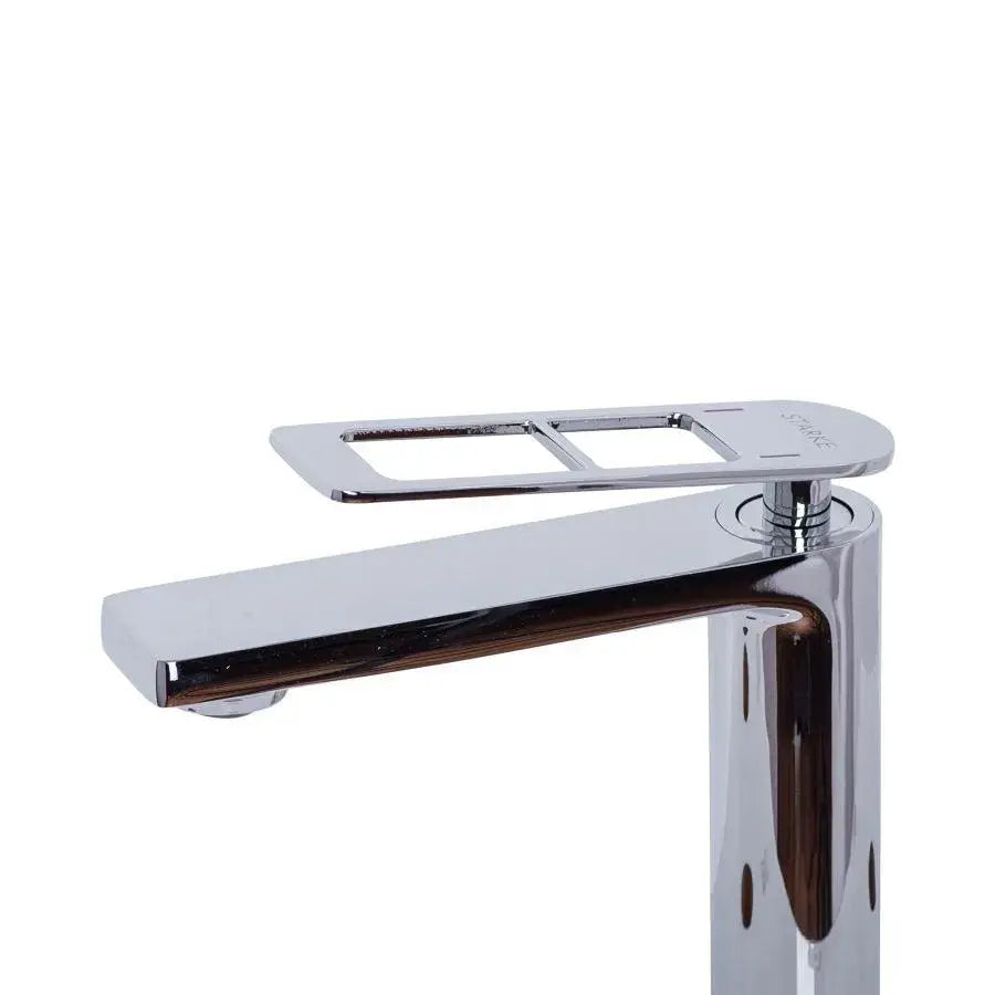 Single Lever Basin Mixer Ceramic Cartridge Sanitary Brass Polished Chrome Fittings and Fixing Kit Included 9707