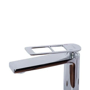 Single Lever Basin Mixer Ceramic Cartridge Sanitary Brass Polished Chrome Fittings and Fixing Kit Included 9707