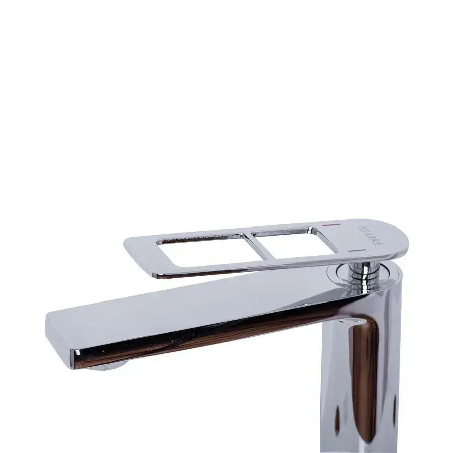 Single Lever Basin Mixer Ceramic Cartridge Sanitary Brass Polished Chrome Fittings and Fixing Kit Included 9707