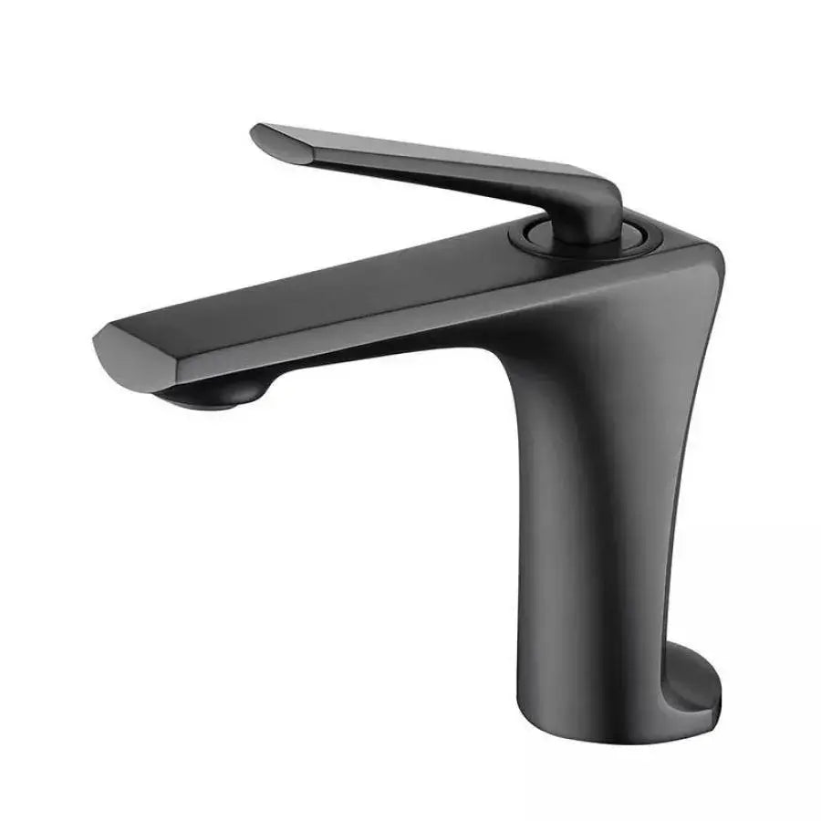 Basin Faucet, Sanitary Brass, Satin Grey, 10007N