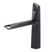 Single Lever Basin Mixer Ceramic Cartridge Sanitary Brass Satin Black Connections and Fixing Kit Included 10107H