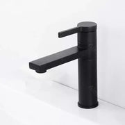 Basin Faucet, Sanitary Brass, Black, 7207H