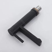 Basin Faucet, Sanitary Brass, Black, 7207H