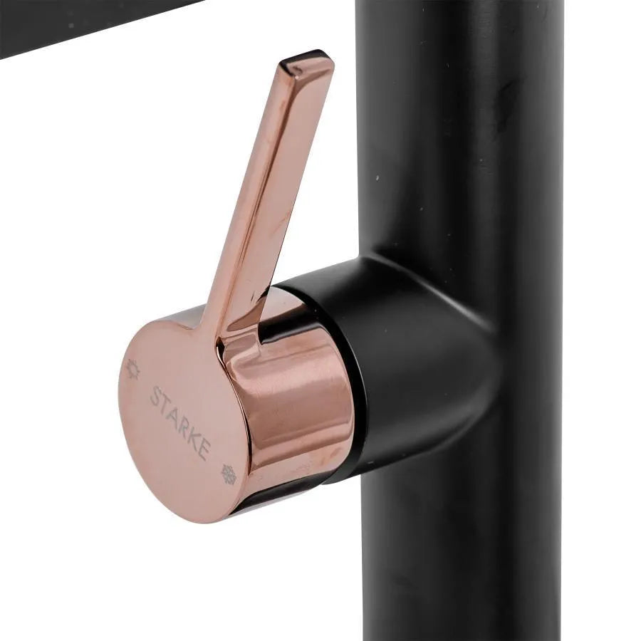 Basin Faucet, Sanitary Brass, Black, 9107H/M