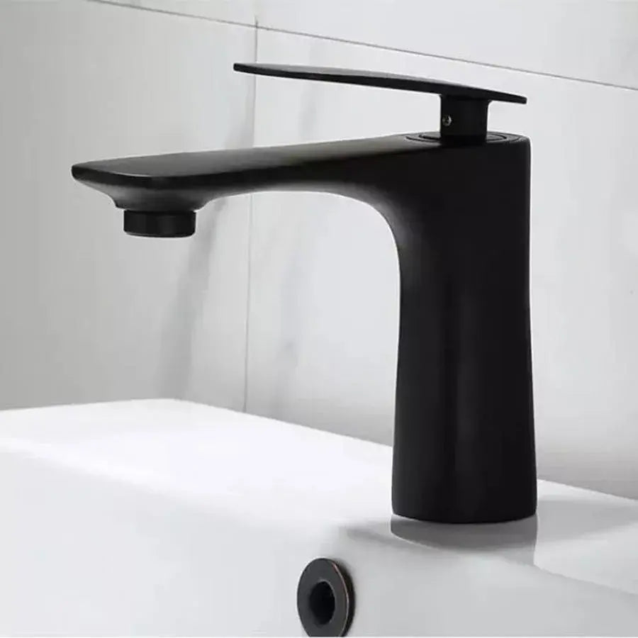 Basin Faucet, Sanitary Brass, Black, CF2025