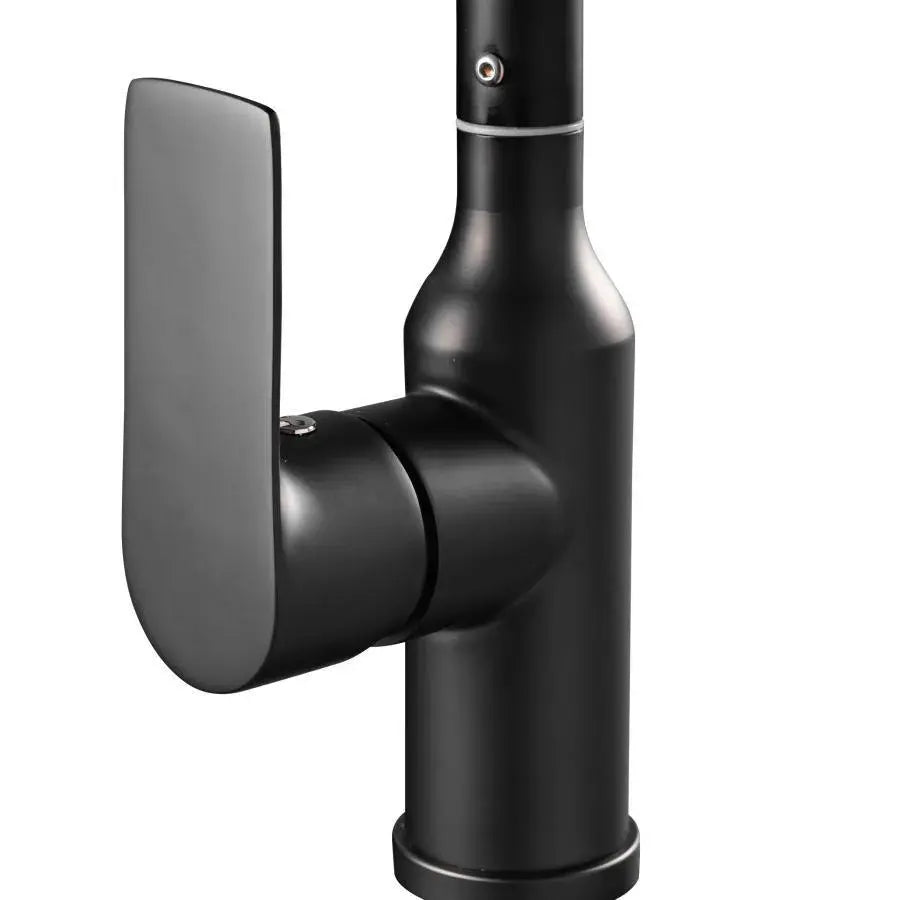Basin Faucet, Sanitary Brass, Black, LJS/225B