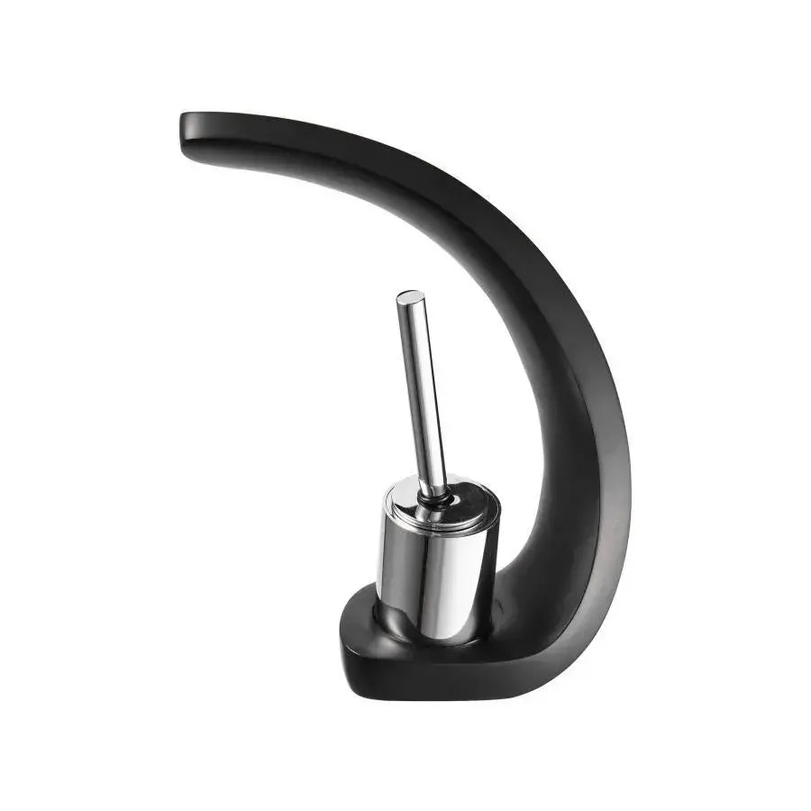 Basin Faucet, Sanitary Brass, Black, OD/2022