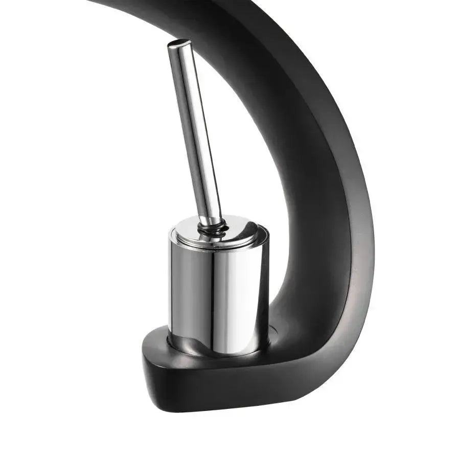 Basin Faucet, Sanitary Brass, Black, OD/2022
