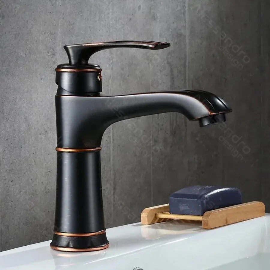 Basin Faucet, Sanitary Brass, Black, OD01/B
