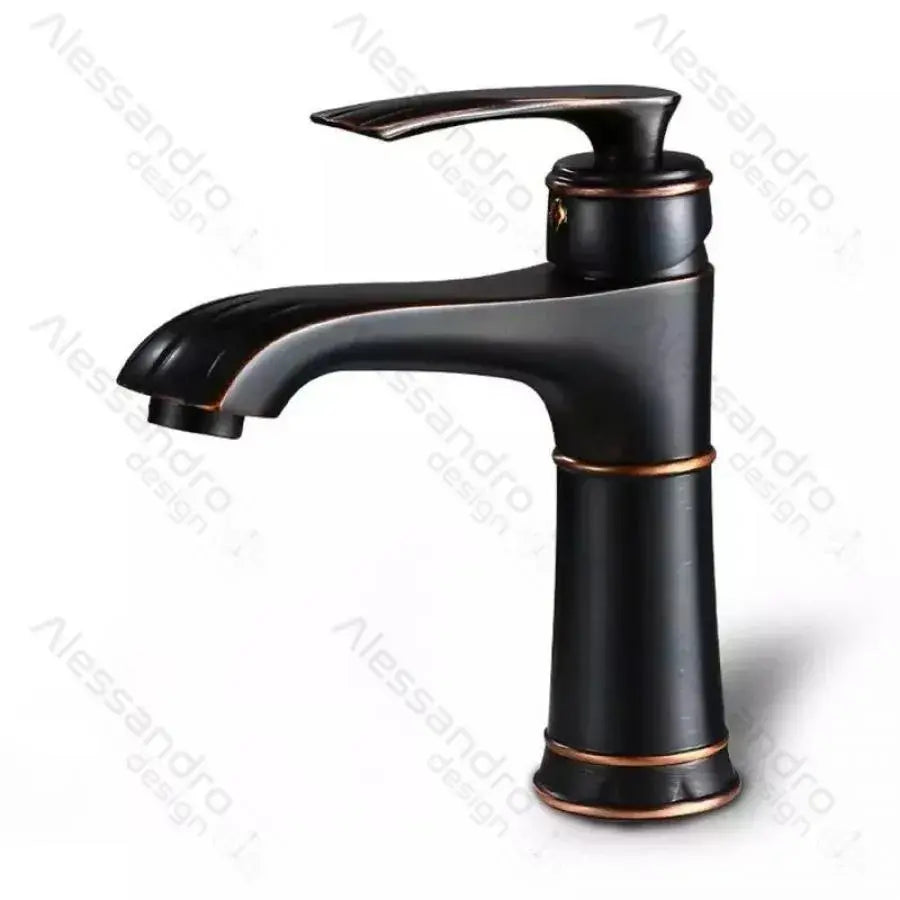 Basin Faucet, Sanitary Brass, Black, OD01/B