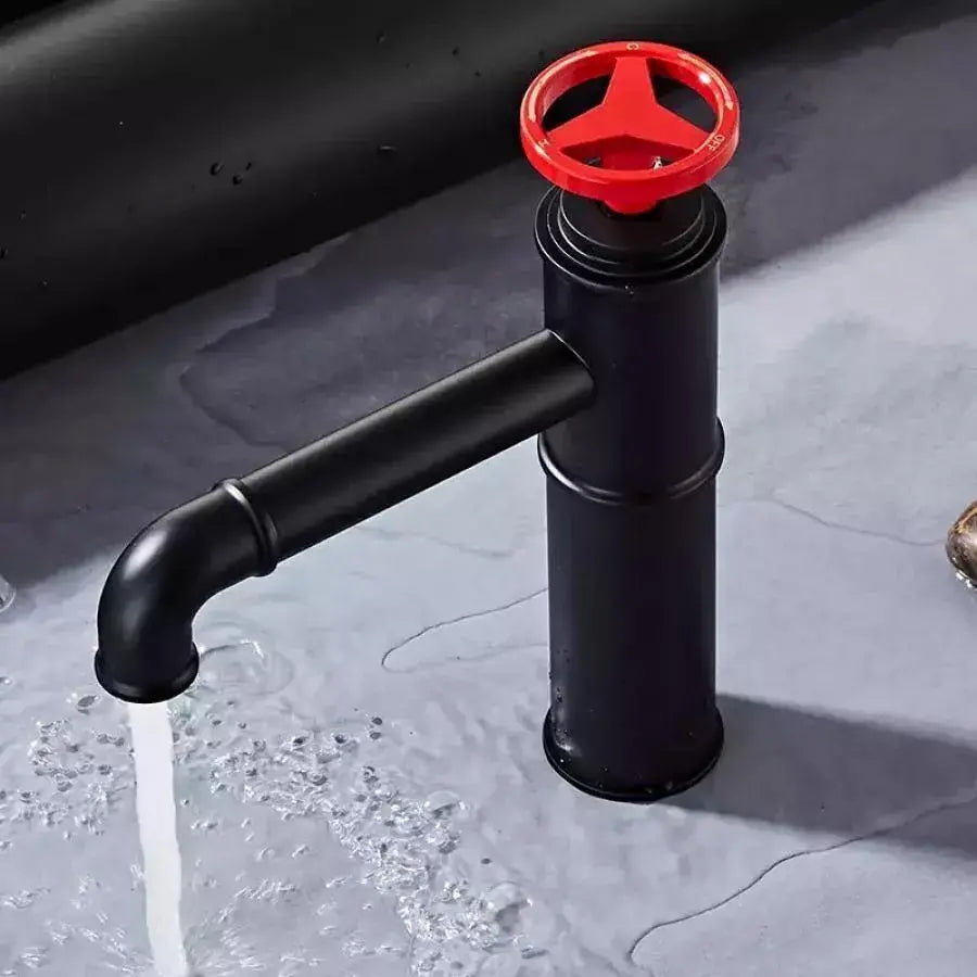 Basin Faucet, Sanitary Brass, Black, OD3003