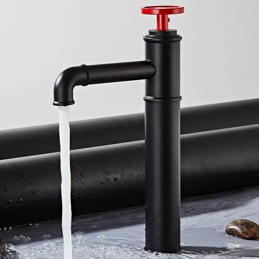 Basin Faucet, Sanitary Brass, Black, OD3004