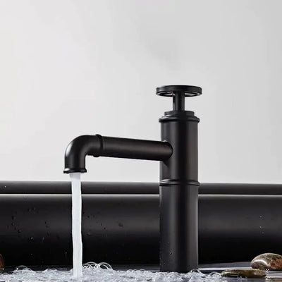 Basin Faucet, Sanitary Brass, Black, OD3005