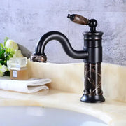 Basin Faucet, Sanitary Brass, Black, WZY/313