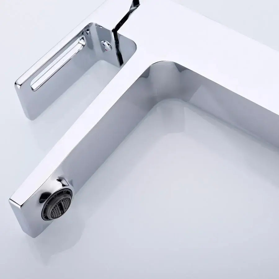Basin Faucet, Sanitary Brass, Satin, 9807