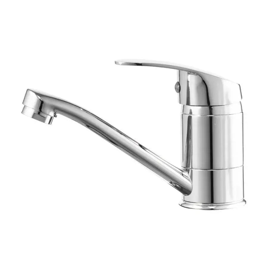 Basin Mixer, Swivel Spout, Length 15CM, Ceramic Cartridge, Chrome, Connection Included