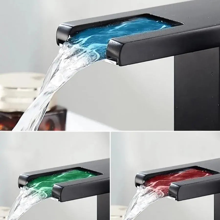 Basin Faucet, Alloy, Black, OD3009