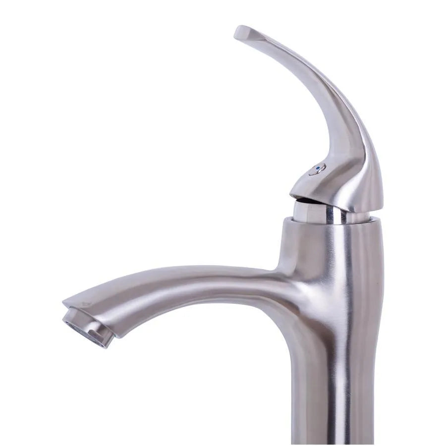 Basin Mixer, SUS304 Stainless Steel, Satin Finish, MP016