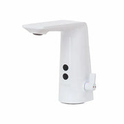 Basin Mixer with Sensor, Sanitary Brass, White, RW-190WH